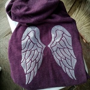 Victoria's Secret Angel Wing Zip Up Coat
